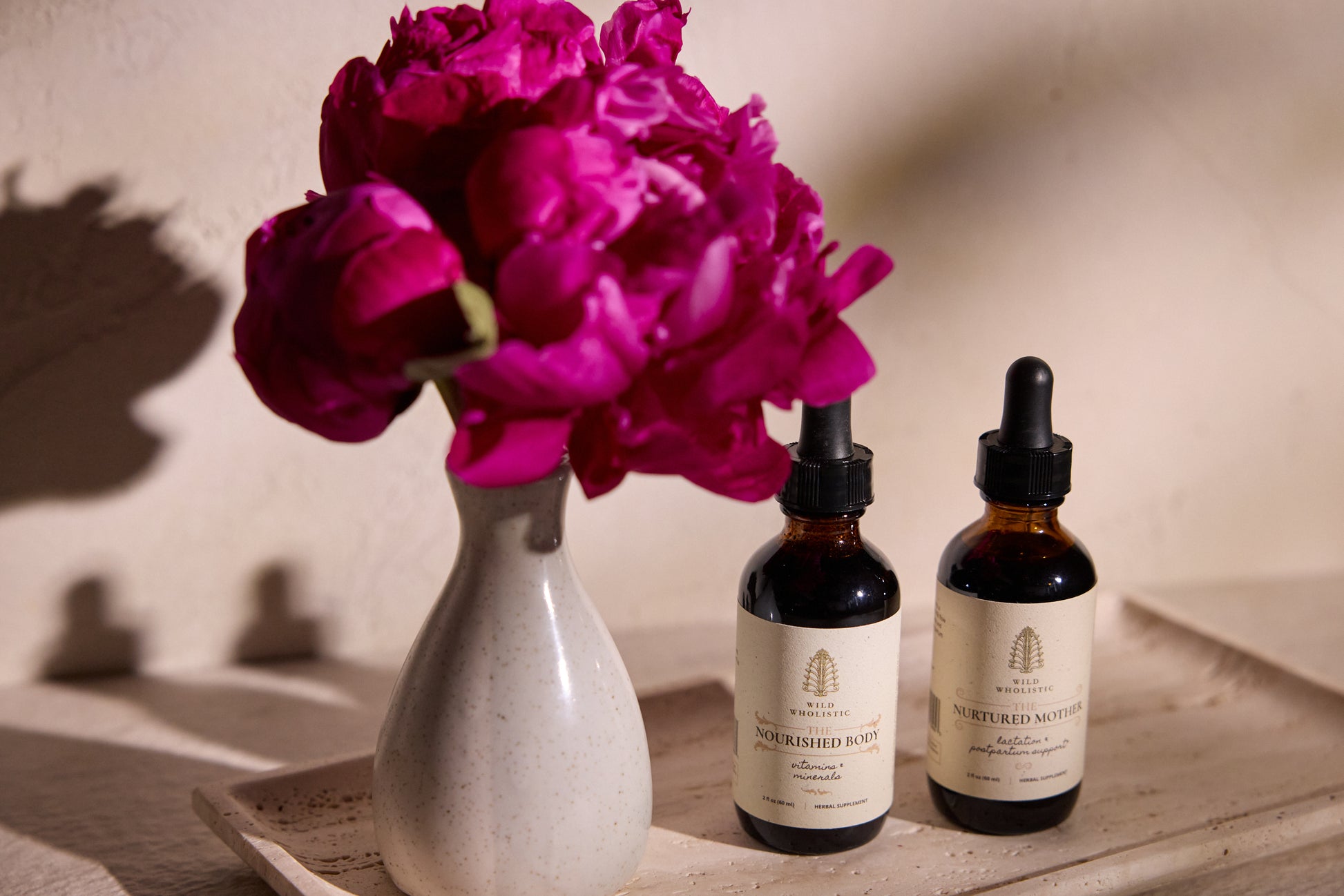 Nurtured Mother and Nourished Body tinctures.